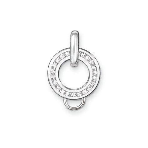 Sterling silver charm carrier