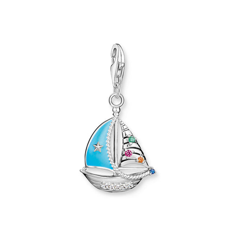 Sail boat charm