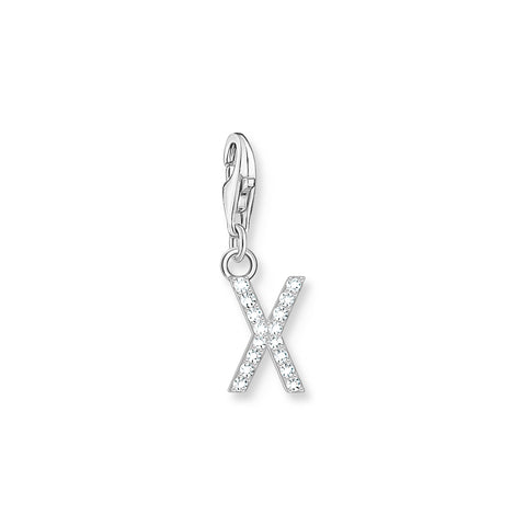 Charmista sterling silver 'X' charm