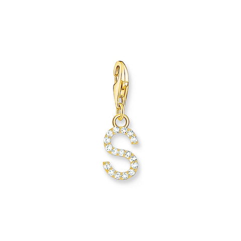 Charmista: gold plated 'A' charm