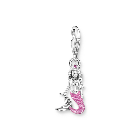 Sterling silver mermaid charm