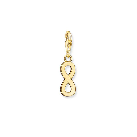 Gold plated infinity charm