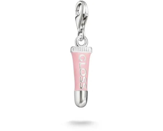 Pink lip gloss charm