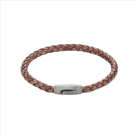 Tan leather bracelet
