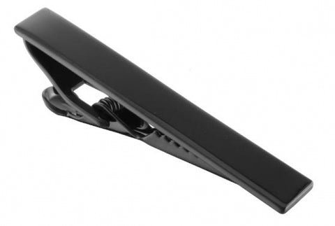 Black plated tie clip