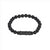 Black agate bead bracelet