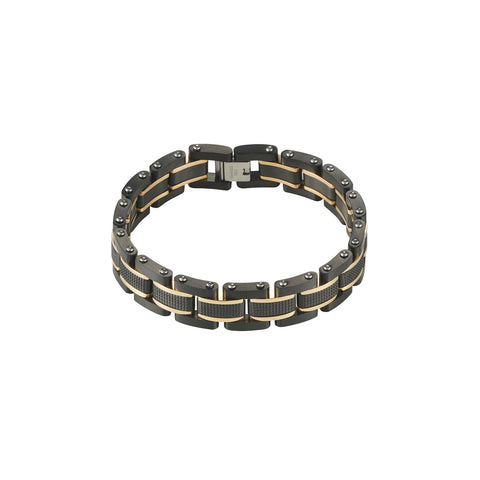 Stainless steel black bracelet