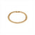 Gold plated curb bracelet