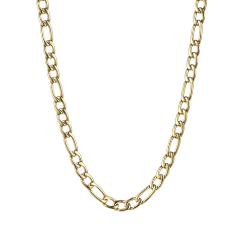 Gold plated figaro chain