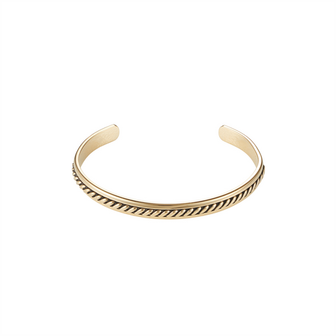 Stainless Steel Gold Plated Bangle