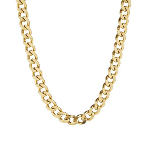 Gold plated 65cm curb chain