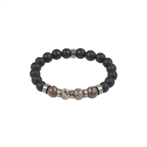 Black hematite bead bracelet