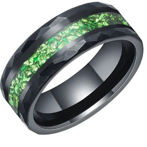 Tungsten black plated ring