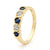 9ct Gold Sapphire and Diamond Ring