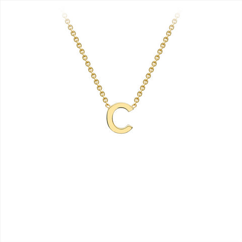 Gold 'C' necklace