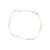 9ct Gold Cable Paperclip Style Bracelet