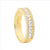 Sterling Silver Gold Plated Cubic Zirconia Ring