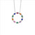 Multicoloured Circular Pendant
