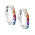Multi Colour Cubic Zirconia Earrings