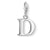 Sterling Silver Letter 'D' Charm