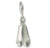 Sterling Silver Ballet Shoes Charm