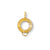 Sterling Silver Gold Plated Charm Carrier